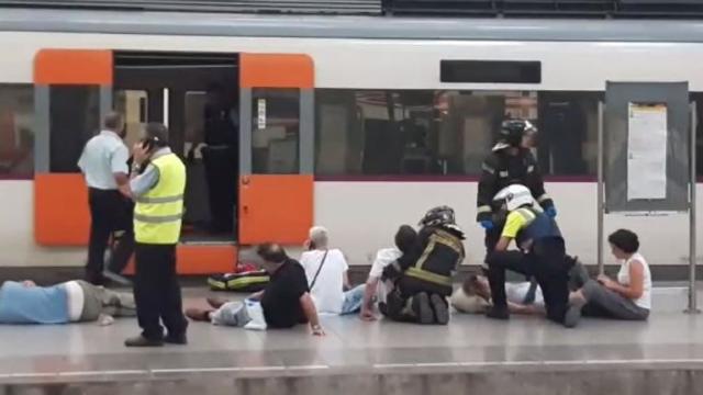 48 de răniți în urma unui accident de tren la Barcelona