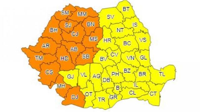 România sub cod portocaliu de caniculă. Vor fi temperaturi de 39 de grade
