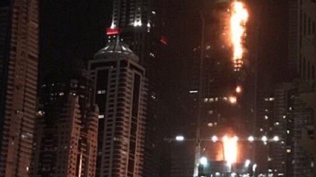 Incendiu la zgârie-norul Torch Tower din Dubai, a doua oară în doi ani
