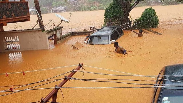 Alunecări de teren în Sierra Leone. Numărul victimelor a ajuns la 400 (VIDEO)