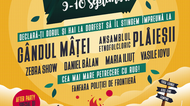 DORfest, un festival de două zile la Gordinești 