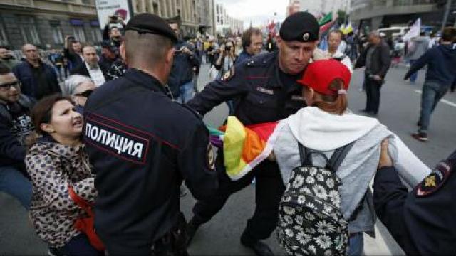 Manifestație cu arestări la Moscova împotriva restricțiilor pe internet