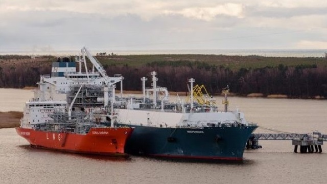 Primul transport cu gaz natural lichefiat din SUA a ajuns în Lituania