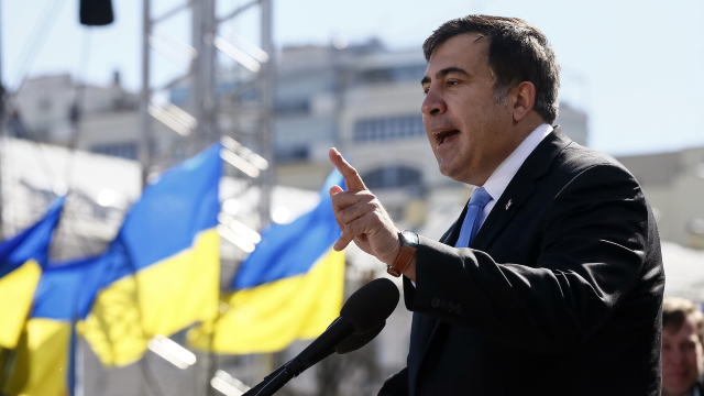Mihail Saakașvili a promis să elibereze Ucraina de „oligarhii din Moldova și Donețk”