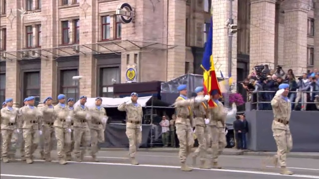 Ucraina sărbătorește Ziua Independenței. Un contingent al Armatei Naționale a defilat la Kiev (VIDEO)
