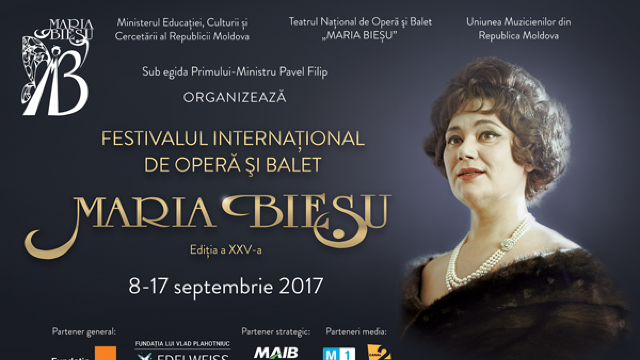 Ediția a 25-a a Festivalului Internațional de Operă și Balet ”Maria Bieșu” va avea loc în perioada 8-17 septembrie