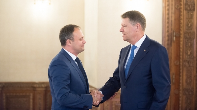 Întâlnire Klaus Iohannis - Andrian Candu, la București