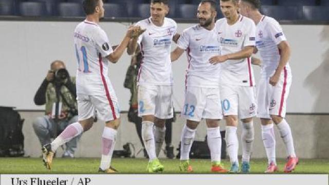 FOTO | FCSB a câștigat în Elveția, 2-1 cu FC Lugano, în Europa League