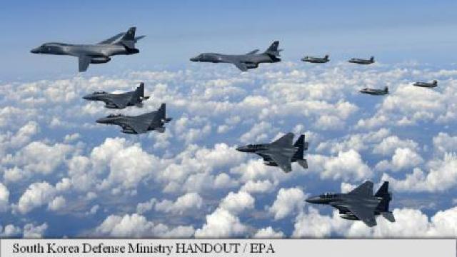 PENTAGON | Bombardiere americane au zburat în apropierea costelor nord-coreene