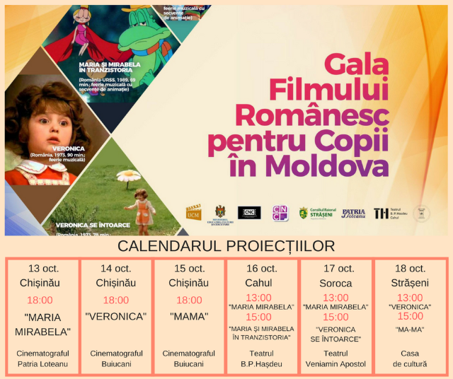 Gala Filmului Românesc pentru Copii ajunge la Soroca
