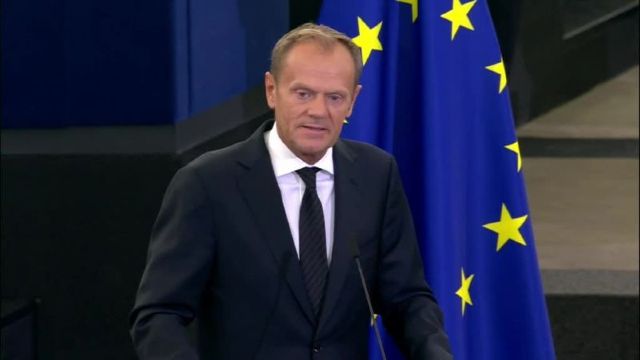 Donald Tusk: Uniunea Europeană nu poate rezolva criza politică din Spania