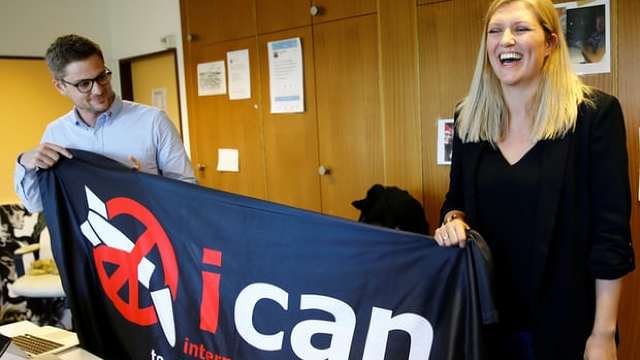 Premiul Nobel pentru Pace a fost atribuit Campaniei Internaționale pentru Abolirea Armelor Nucleare - ICAN