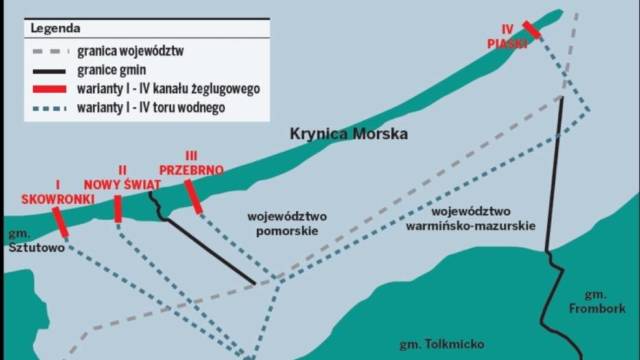 Polonia intenționează să realizeze un canal pentru acces direct din portul Elblag în Marea Baltică