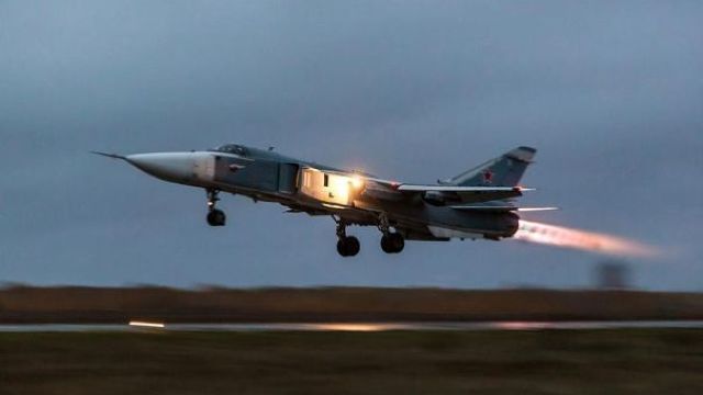 Un bombardier rusesc Su-24 s-a prăbușit în Siria | Membrii echipajului au murit