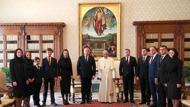 Președintele Igor Dodon s-a întâlnit cu Papa Francisc, la Roma