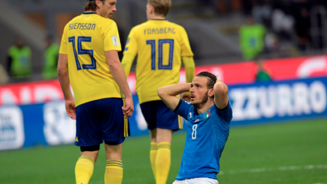 Italia a ratat calificarea la mondialul din 2018