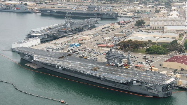 Trei portavioane americane vor efectua manevre militare vestul Pacificului
