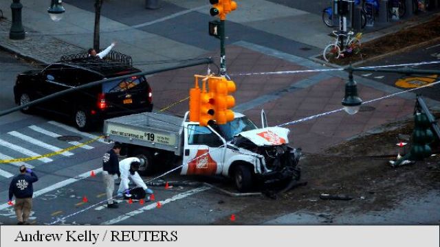 Atac terorist la New York | Un vehicul a intrat în mulțime; opt morți, 11 răniți 