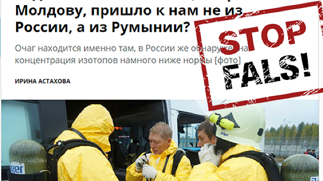 Stop Fals: Articol fals în legătură cu pericolul radioactiv de la întreprinderea de reciclare din zona Ural
