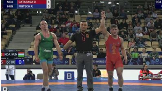 Luptătorul Daniel Cataraga a devenit campion mondial printre tineret 