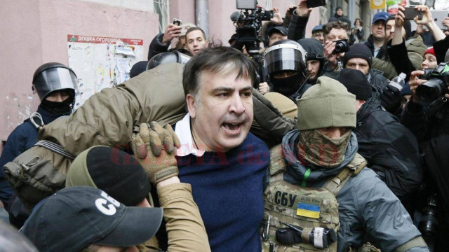 Fostul președinte georgian, Mihail Saakașvili, a fost din nou arestat în Ucraina