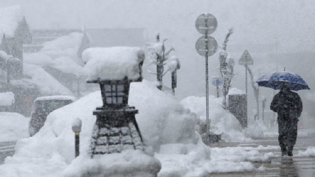 Japonia, afectată de viscol și ninsori abundente