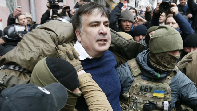 Ucraina | Opozantul Mihail Saakașvili, fost președinte al Georgiei, a fost eliberat de susținătorii săi