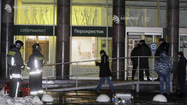 Gruparea Stat Islamic a revendicat atacul de miercuri de la un centru comercial din Sankt Petersburg