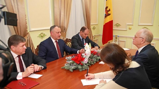 Revenit de la Moscova, ambasadorul Andrei Neguța s-a întâlnit, împreună cu Igor Dodon cu ambasadorul Federației Ruse