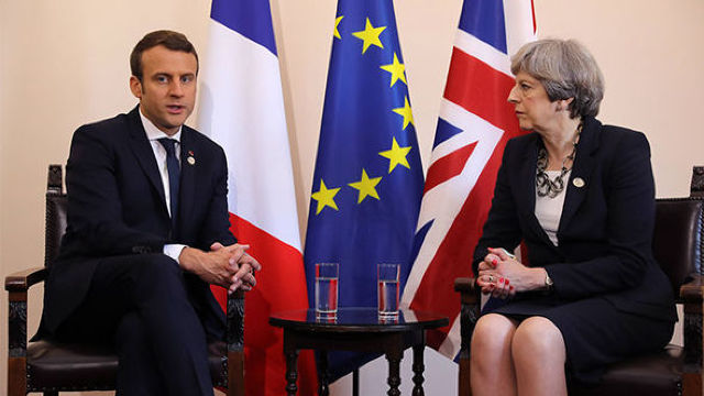 Cooperarea franco-britanică în domeniul militar discutată de Emmanuel Macron și Theresa May