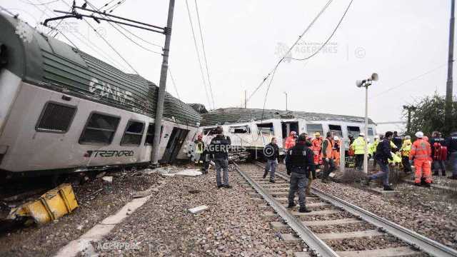 Italia | Cel puțin doi morți și 110 răniți după deraierea unui tren în apropiere de Milano