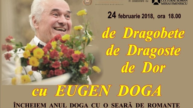 Spectacol de romanțe dedicat lui Eugen Doga, pe 24 februarie, la Sala cu Orgă