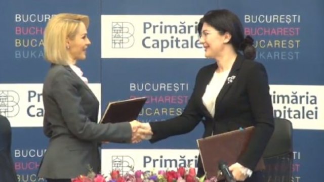 Primarul general al Bucureștiului, Gabriela Firea, și cel interimar al Chișinăului, Silvia Radu, au semnat un acord de colaborare