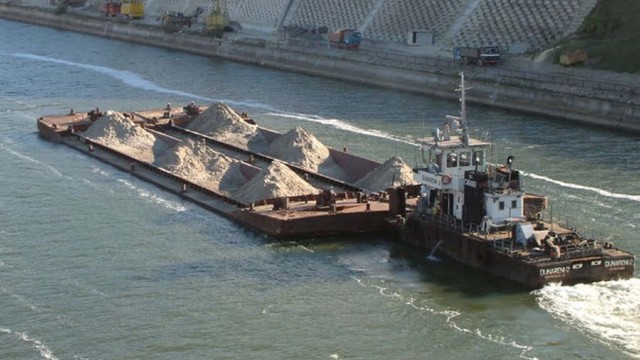Traficul naval pe Dunărea Maritimă, prin canalul Sulina, a crescut în 2017
