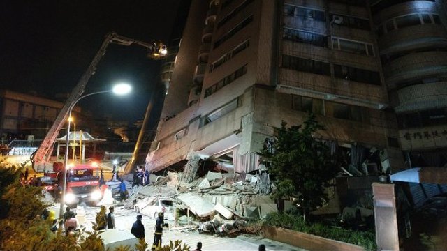 Cutremur de 6,4, în Taiwan. Un hotel s-a prăbușit parțial. Cel putin doi morți și 115 răniți | FOTO/VIDEO