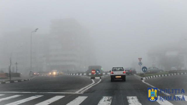 Atenție la drum! Opt județe din România sunt sub cod galben de ceață
