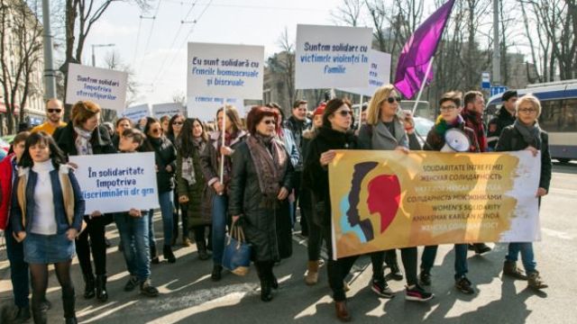 Marș al Solidarității între femei, organizat la Chișinău