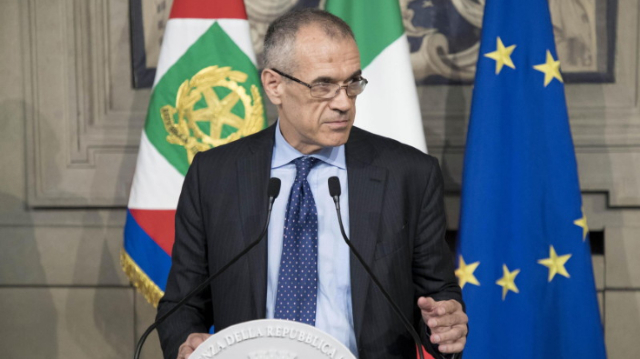 Italia: Carlo Cottarelli, mandatat de a forma un nou guvern