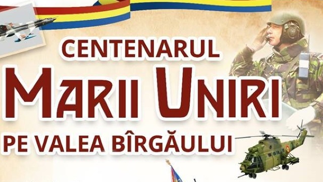 Centenarul Marii Uniri | Show aviatic militar pe Valea Bârgăului din Bistrița Năsăud, România