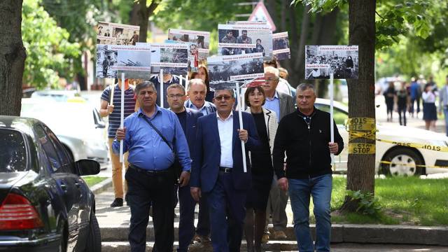 Partidul Liberal a desfășurat un protest la Președinție (FOTO)