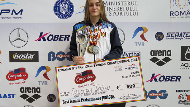 R.Moldova a cucerit 22 de medalii la Campionatul deschis al României la înot