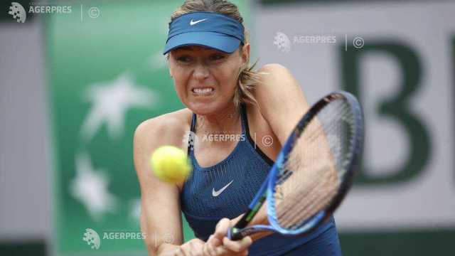 Tenis | Maria Șarapova, calificată cu emoții în turul 2 la Roland Garros
