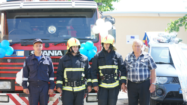 FOTO | Postul de salvatori și pompieri din Copanca, renovat cu sprijinul UE

 