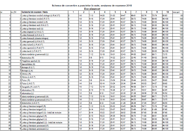DOC | Cum absolvenții liceelor pot afla online notele obținute 