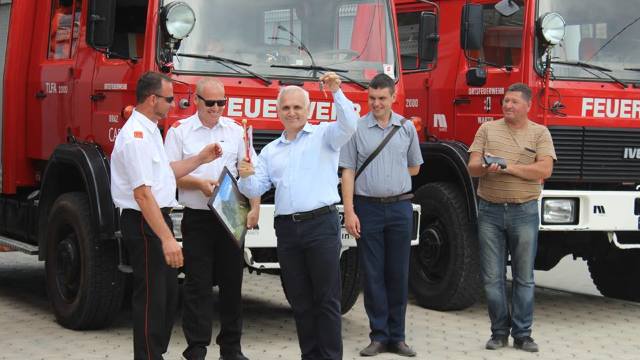 VIDEO | Pompieri din Austria fac o donație de autospeciale pentru R.Moldova 