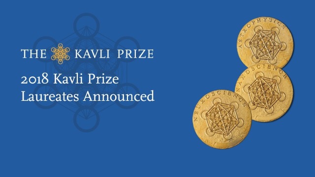 Șapte cercetători în astrofizică, nanoștiință și neurologie - distinși cu Premiul Kavli 2018
