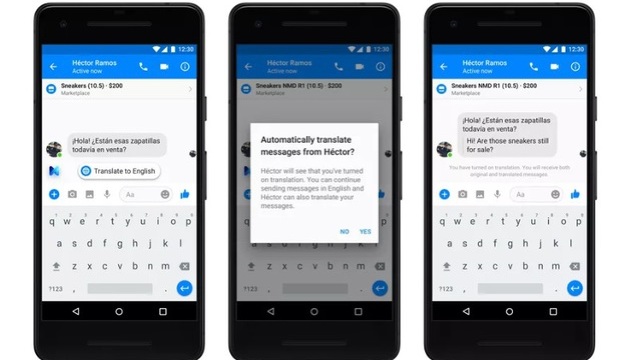 Aplicația Facebook Messenger primește funcție de traducere automată a mesajelor