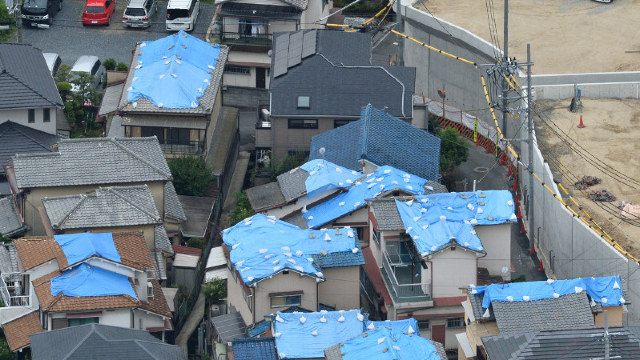 Vestul Japoniei, lovit de ploi torențiale, la două zile după un cutremur. Risc mare de producere a unor alunecări de teren