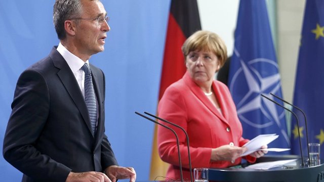 Secretarul general al NATO a discutat cu cancelarul Germaniei despre Rusia