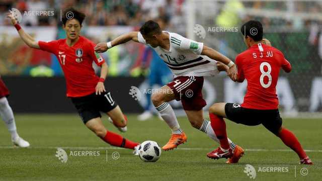 Fotbal - CM 2018 | Mexicul învinge Coreea de Sud (2-1) și se califică în optimile de finală